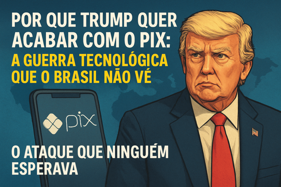 Por Que Trump Quer Acabar com o Pix: A Guerra Tecnológica que o Brasil Não Vê Trump Quer Acabar com o Pix