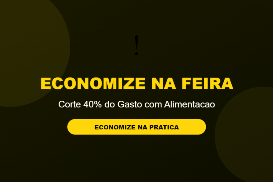 Economizar na feira e supermercado