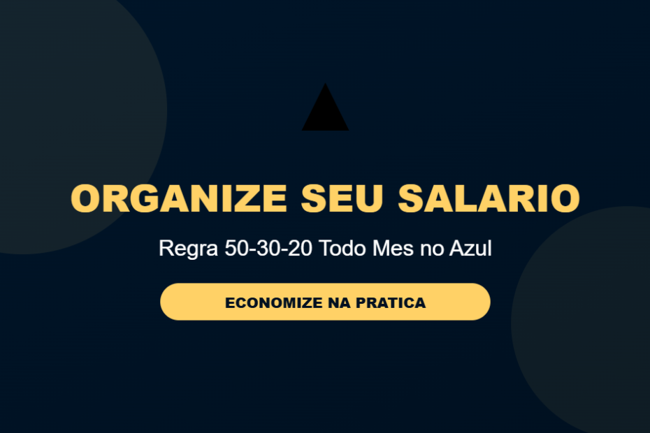 Organizar salario regra 50 30 20