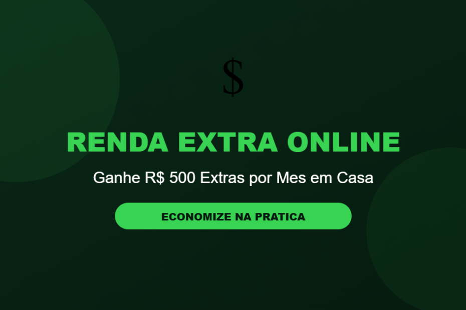 Renda extra online trabalhando de casa